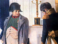 В. В. Верещагин.Наполеон и Лористон.Тарутинский маневр. | Фото с сайта www.1812.nsad.ru