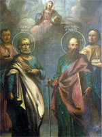 Икона святых апотолов Петра и Павла | www.cirota.ru