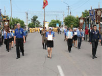 Участие следопытов отряда «Дельта» в крестном ходе на день города
