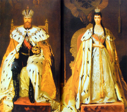 Александр III с супругой