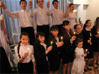 Рождественский концерт в школе преподобного Сергия