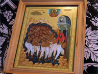 Икона святых 40 мучеников Севастийских