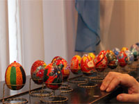 Выставка пасхальных яиц