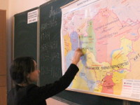 Работа к картой по истории Казахстана