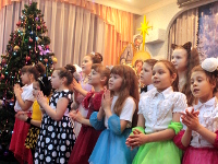 Рождественский концерт в школе в честь прп. Сергия Радонежского
