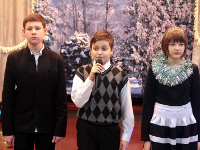 Рождественский концерт в школе в честь прп. Сергия Радонежского