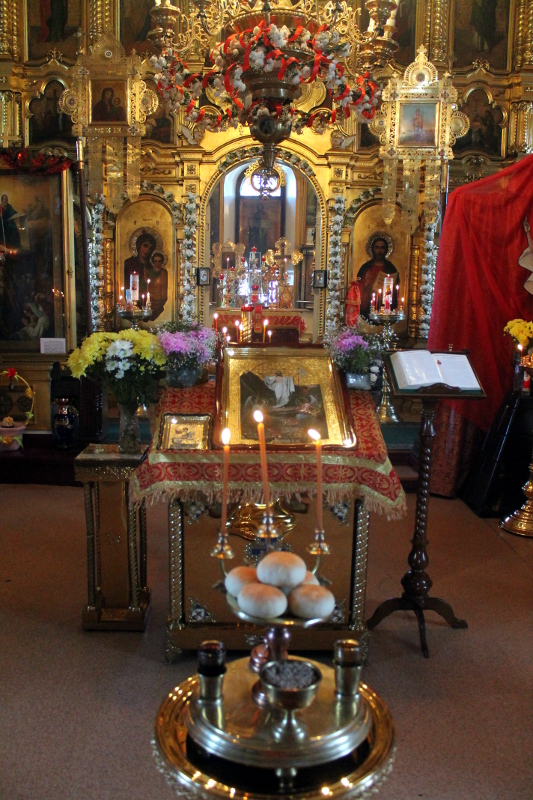 Праздник святого Георгия Победоносца в храме Всех Святых