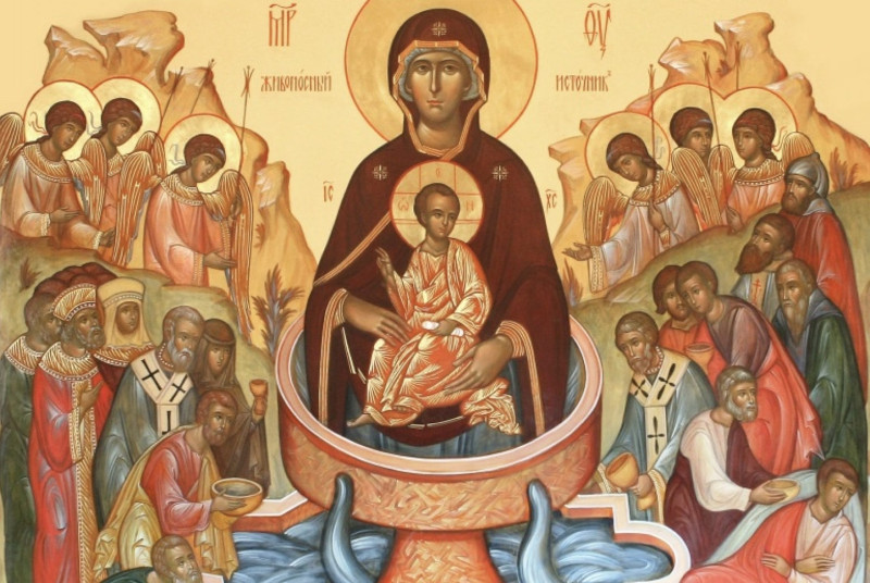 7 мая, Светлая Пятница — праздник иконы Божией Матери «Живоносный Источник»
