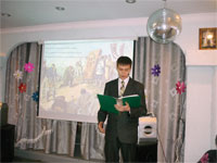 Ивашкин Михаил читает свое стихотворение о Бородинском сражении