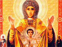 Крестный ход с чудотворной иконой Божией Матери Абалакская