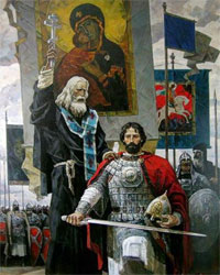 Святой князь Димитрий Донской и преподобный Сергий Радонежский | Фото с сайта www.liveinternet.ru