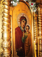 Казанская икона из иконостаса Храма Всех Святых